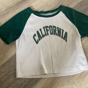 SHEIN CALIFORNIA CROP TOP